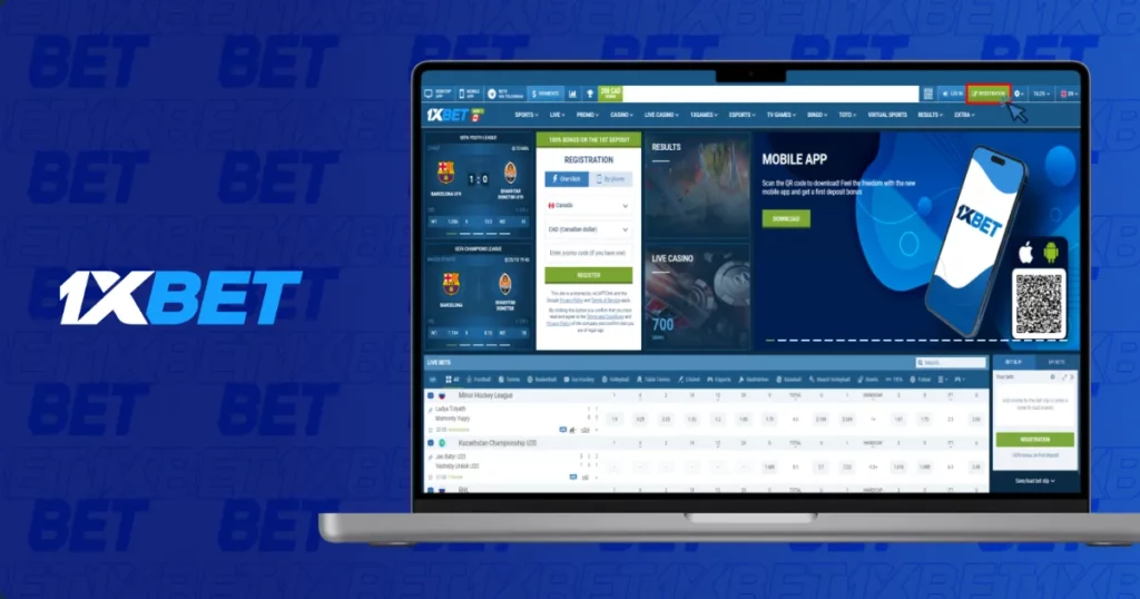 1xBet Registration on Casino